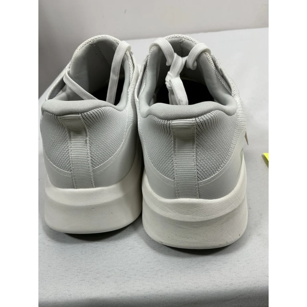 Men’s NWT BNQ Wide Lace Up Sneakers Us 11 White Mesh - Picture 4 of 8